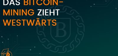 Das Bitcoin-Mining zieht westwärts