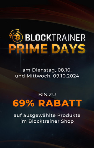 Blocktrainer Prime Days