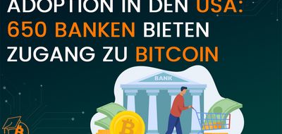 Adoption in den USA: 650 Banken bieten Zugang zu Bitcoin