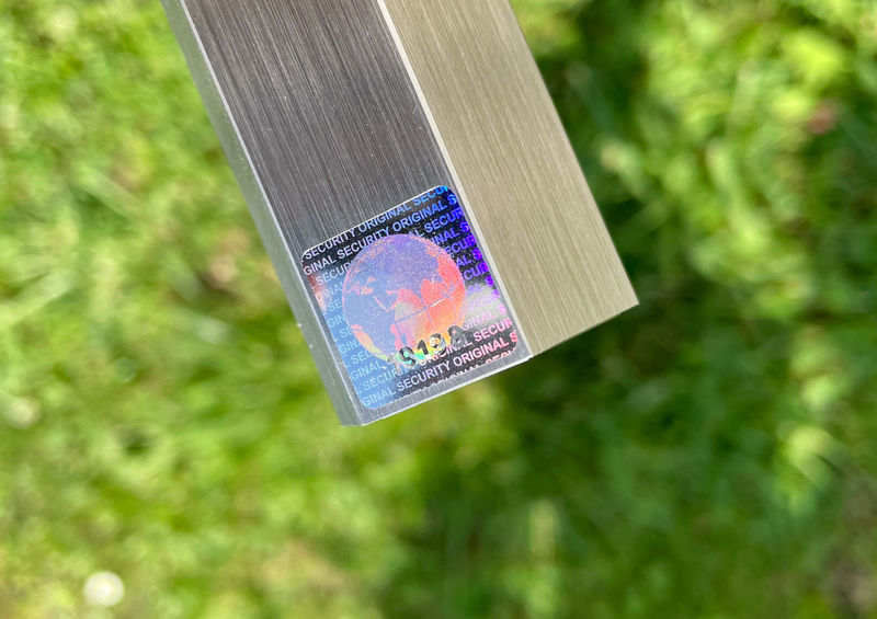 Steelwallet Sicherheitssticker