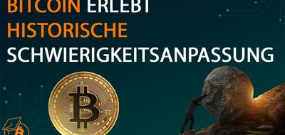 Bitcoin erlebt historische Schwierigkeitsanpassung