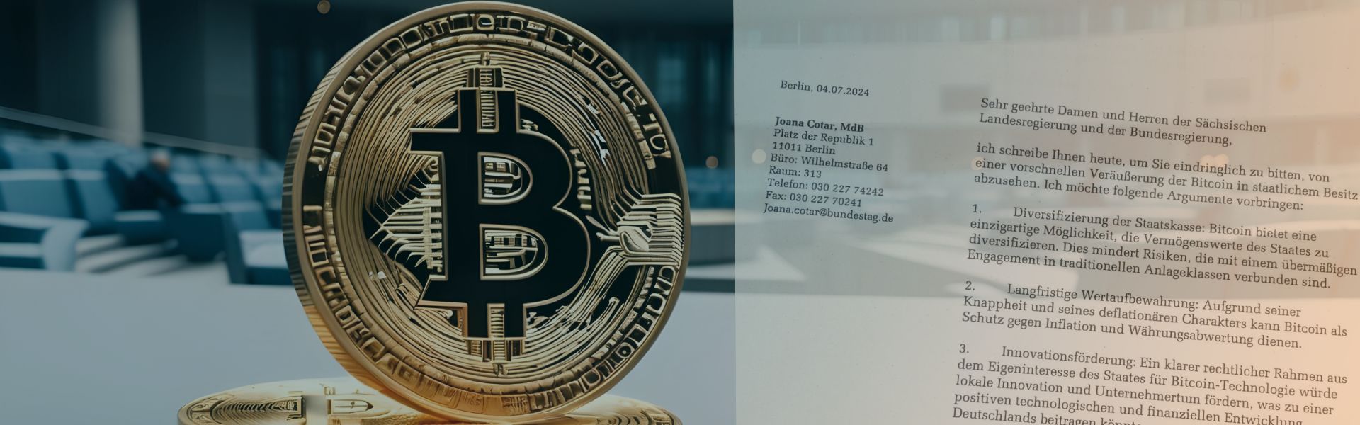  Bundestag member calls on government to stop Bitcoin sales