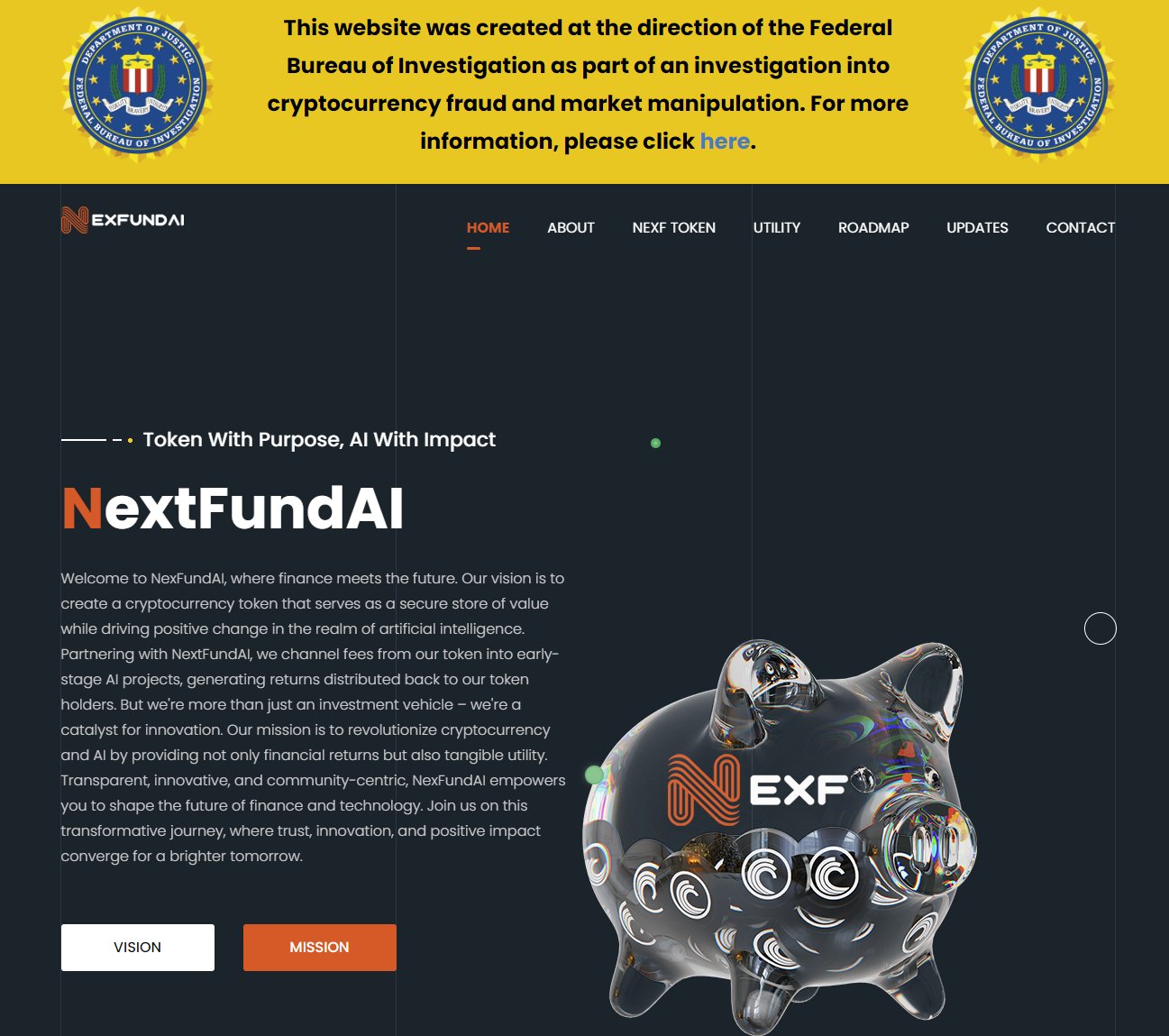 NexFundAI Homepage